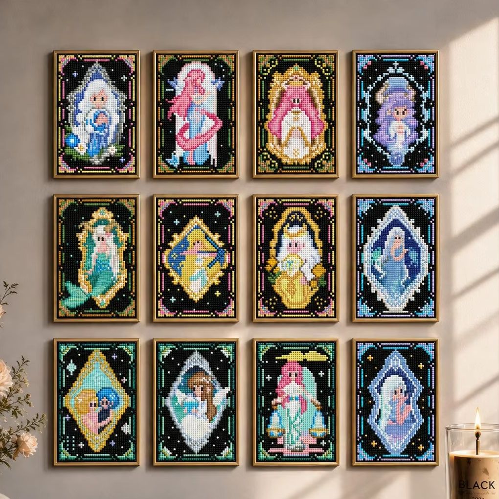 미니젬 5D DIY 다이아몬드 페인팅 키트 10x15c - Photo Mosaic Print 리뷰 및 가격